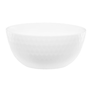Bol 20cm, 1.5L, sticla opal, Bubble