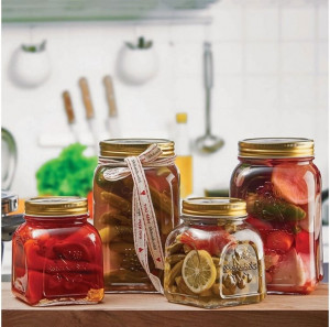 Borcane depozitare alimente Homemade, ce faciliteaza organizarea spatiului din bucatarie