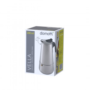 Cafetiera filtru Vella cu o capacitate 200 ml, potrivita pentru prepararea a 4 cesti de espresso
