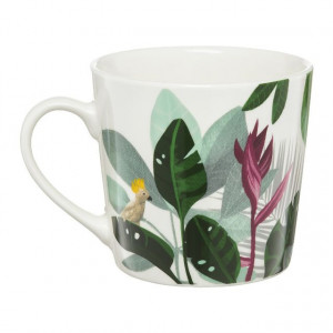 Cana portelan, parte a colectiei Paradise Jungle, perfecta pentru servirea cafelei sau ceaiului