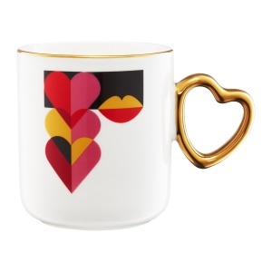 Cana 410ml, Heart&Kiss, Amore