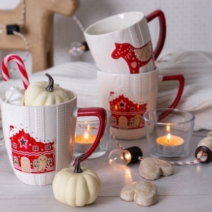 Cana 420ml, house, Scarf Modern - Img 2