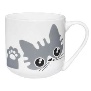 Cana 440ml, gri, Kitty - Img 1