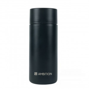 Cana termica 400ml, invelis ceramic, negru, Calido