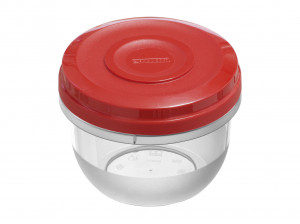 Caserola cu capac rosu 0.5L, Smart - Img 2