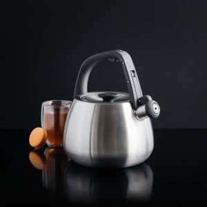 Ceainic inox 2.3L(2.7L), argintiu, Tower - Img 3