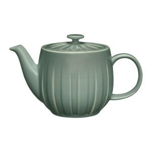 Ceainic portelan 1L, verde, Ligne