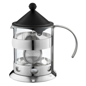Ceainic sticla cu infuzor inox 1.2L, Ismena