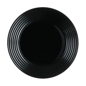Farfurie adanca 23.5cm, negru, Harena