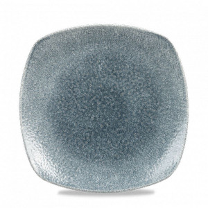 Farfurie patrata 25.2cm, albastru, Studio Prints Raku