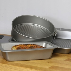 Forma tort 24cm, baza detasabila, invelis Non-stick, Silvery - Img 3