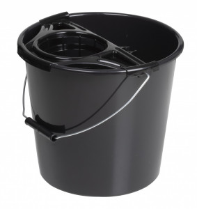 Galeata cu storcator 10L, negru, Simi