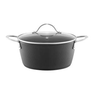 Oala cu capac 20cm, 2.2L, invelis Qualum Basic, Curly