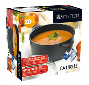Oala cu capac 20cm, 2.3L, invelis Teflon™ Platinum Plus, Taurus - Img 4