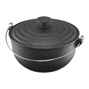 Oala cu capac tip ceaun 24cm, 4L, fonta, Iron
