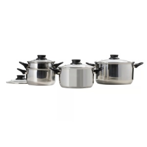 Oala inox cu capac 26cm, 7.6L, Lima - Img 3