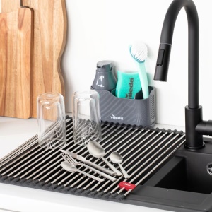 Organizator chiuveta cu dozator detergent vase, Easy Kitchen - Img 3