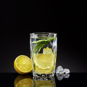 Pahar long drink 380ml, transparent, Diamond - Img 2