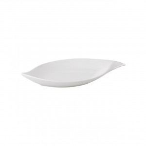 Platou asimetric 22x13cm, alb, Salsa - Img 3
