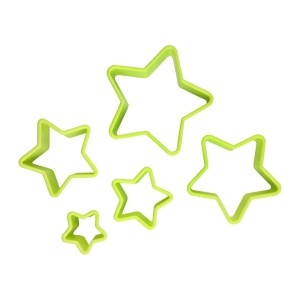 Set 5 buc forme fursecuri model stele, Sweet