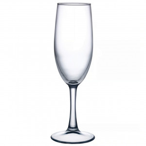 Set 6 pahare sampanie 200ml, Amber - Img 3