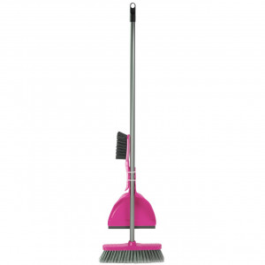 Set curatenie, matura, perie si faras, 4 piese, mix culori, Spring - Img 3
