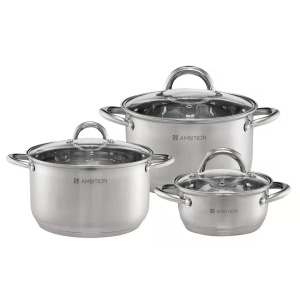 Set oale inox, 6 piese, Solar