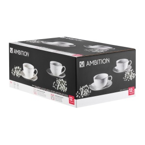 Set servire ceai sau cafea, 12 piese, 6 persoane, Aurelia - Img 3