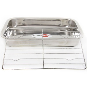 Tava cuptor cu gratar detasabil 30x22x5cm, Domotti - Img 3