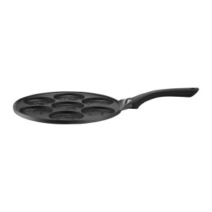 Tigaie clatite 26cm cu forme fete zambitoare, invelis ILAG Premium, Magnat - Img 2