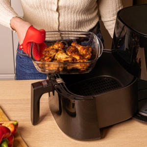 Vas termorezistent Air Fryer 25x22x7cm, 2.2L, Air Fryer - Img 6