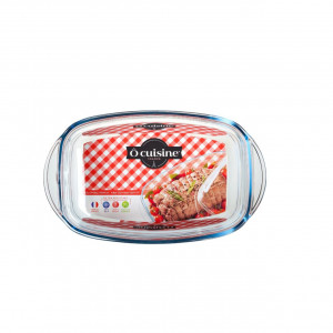 Perspectiva plonjeu a acestui vas termorezistent Glassware Range, cu dimensiunea de 33 x 19 x 13 cm