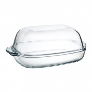Vas termorezistent cu capac 40x26x17cm, 8.6L, oval, Excellent