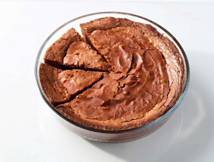 Vas termorezistent rotund pentru prajituri 26x26x6cm, 2.1L, Glass Bakeware - Img 3