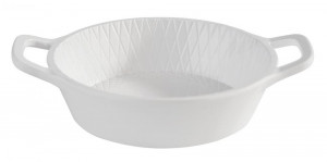 Bol melamina cu manere 8.5x2.5cm, 0.07L, alb, Mini