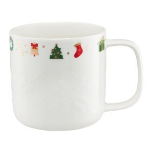 Cana 370ml, alb, Scarf
