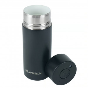 Cana termica 400ml, invelis ceramic, negru, Calido - Img 2