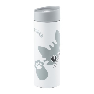 Cana termos 340ml, gri, Kitty