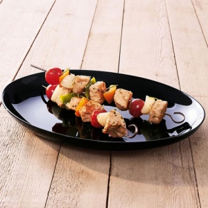 Farfurie barbecue 32.8cm, negru, Friends Time - Img 2