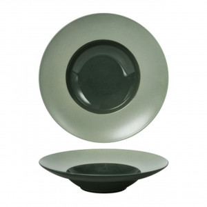 Farfurie pentru paste 31cm, verde, Satin
