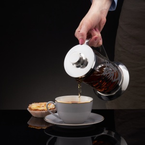 Filtru ceai sau cafea 600ml, model frunze, Larissa - Img 3