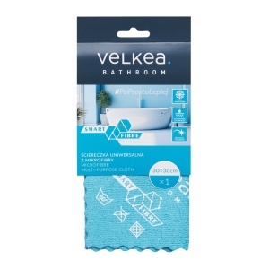 Laveta universala pentru baie, microfibra, Smart Fiber, 30 x 30 cm, Velkea - Img 3