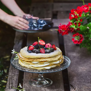 Platou tort cu marginea in sus 32cm, Patisserie - Img 2