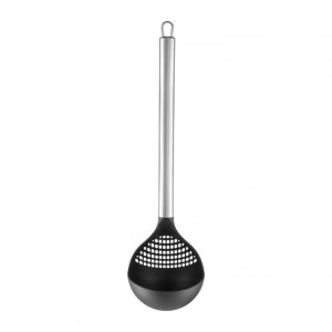 Polonic cu strecuratoare cu maner inox, Solvi