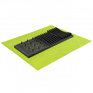 Scurgator de vase cu laveta 50x40cm, Marina