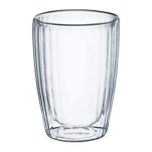 Set 2 pahare 350ml, termorezistente, Curly