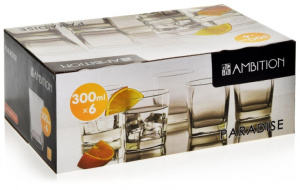 Set 6 pahare 300ml, Paradise - Img 2