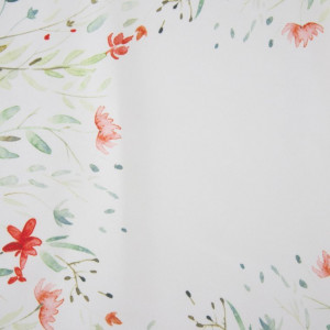 Set fata de perna 42x42cm, 2 piese, Pastel Flowers - Img 4