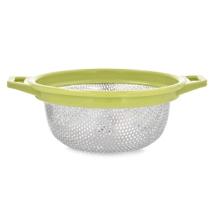 Strecuratoare inox 18cm, verde, Drop