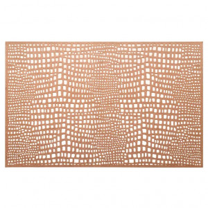 Suport farfurie 30x45cm, aur roz, Glamour